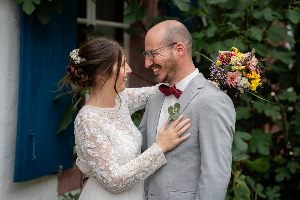 Brautpaarportrait in St. Arnual, Saarbruecken