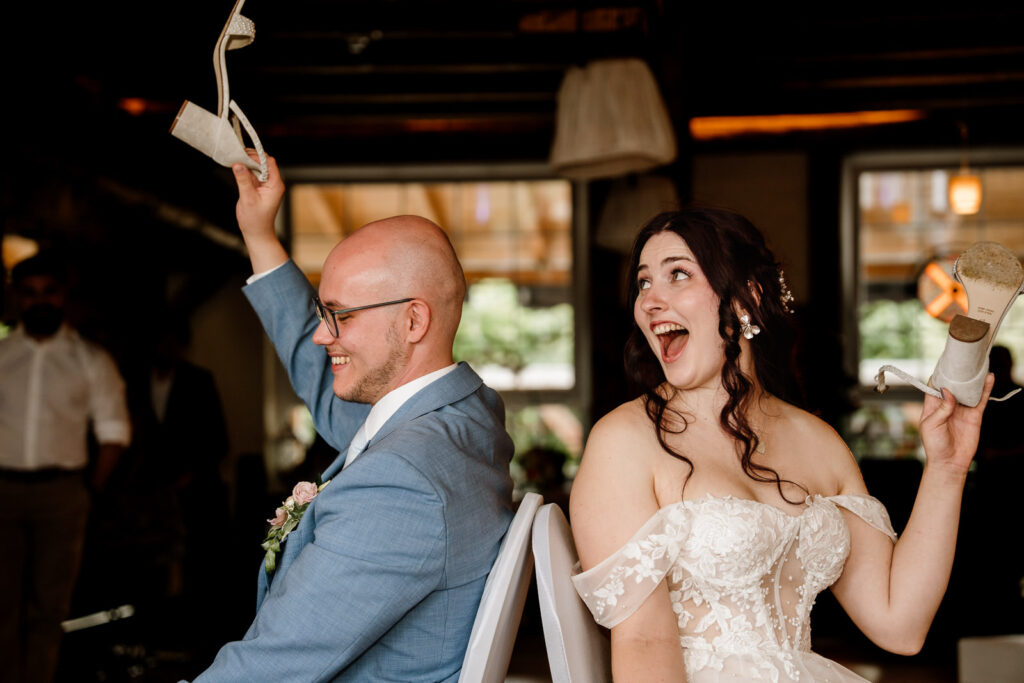 Brautpaar beim Brautpaarspiel