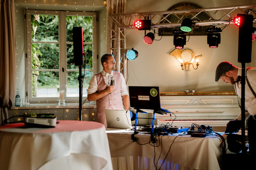 Soundcheck bei Hochzeit